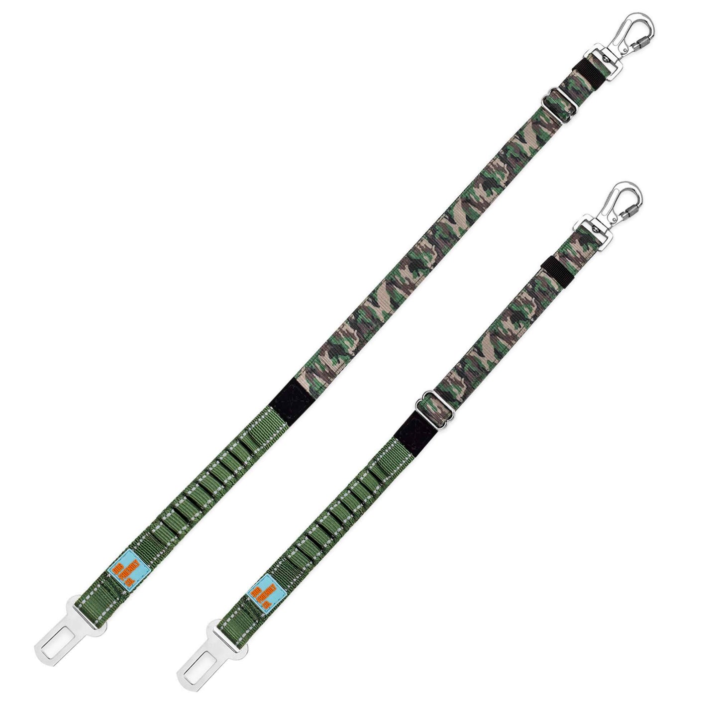 Dog Seat Belt - Green Camo