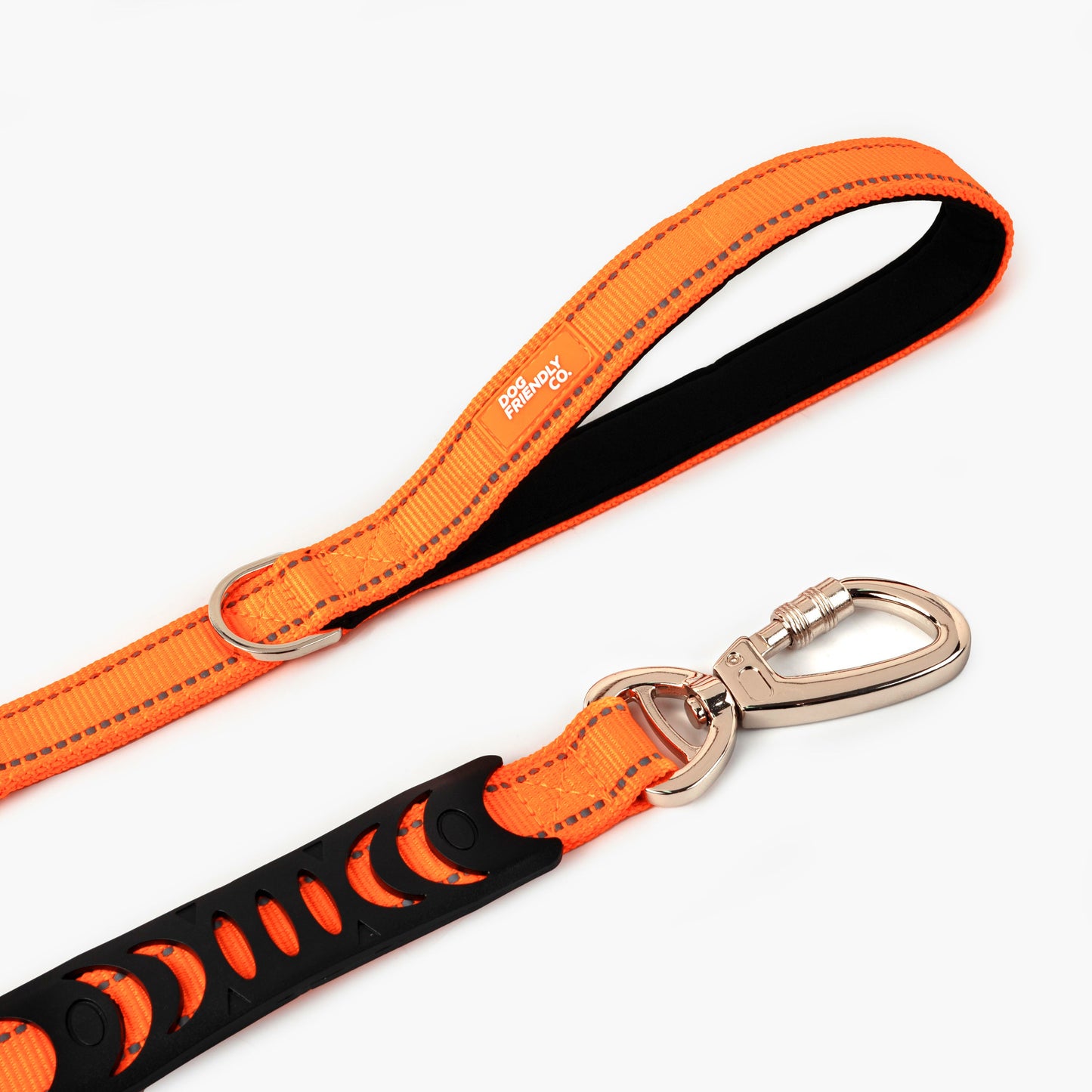 Bungee Dog Leash - Hi-Vis Orange