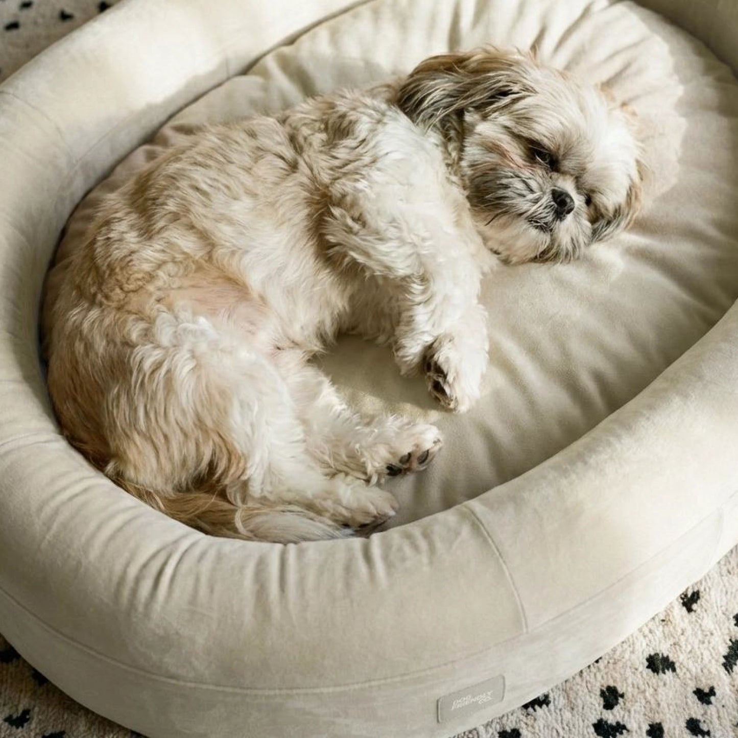 Chill Pill Velvet Easy Fit Cover - Beige