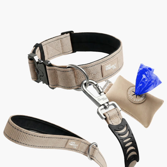 Collar Walk Set - Brown