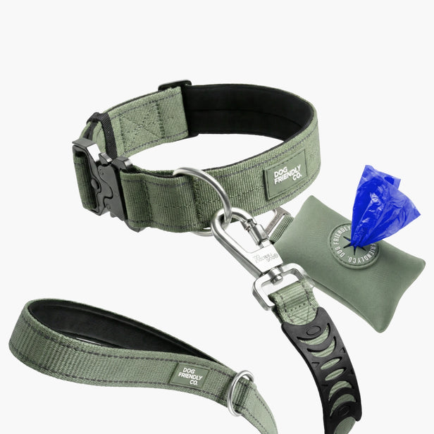 Collar Walk Set - Khaki