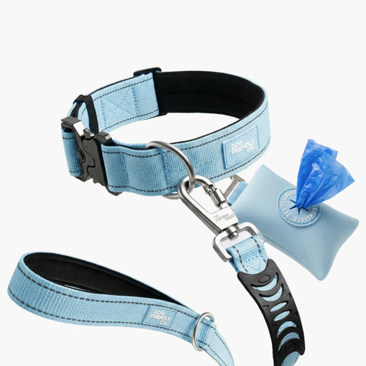 Collar Walk Set - Sky Blue