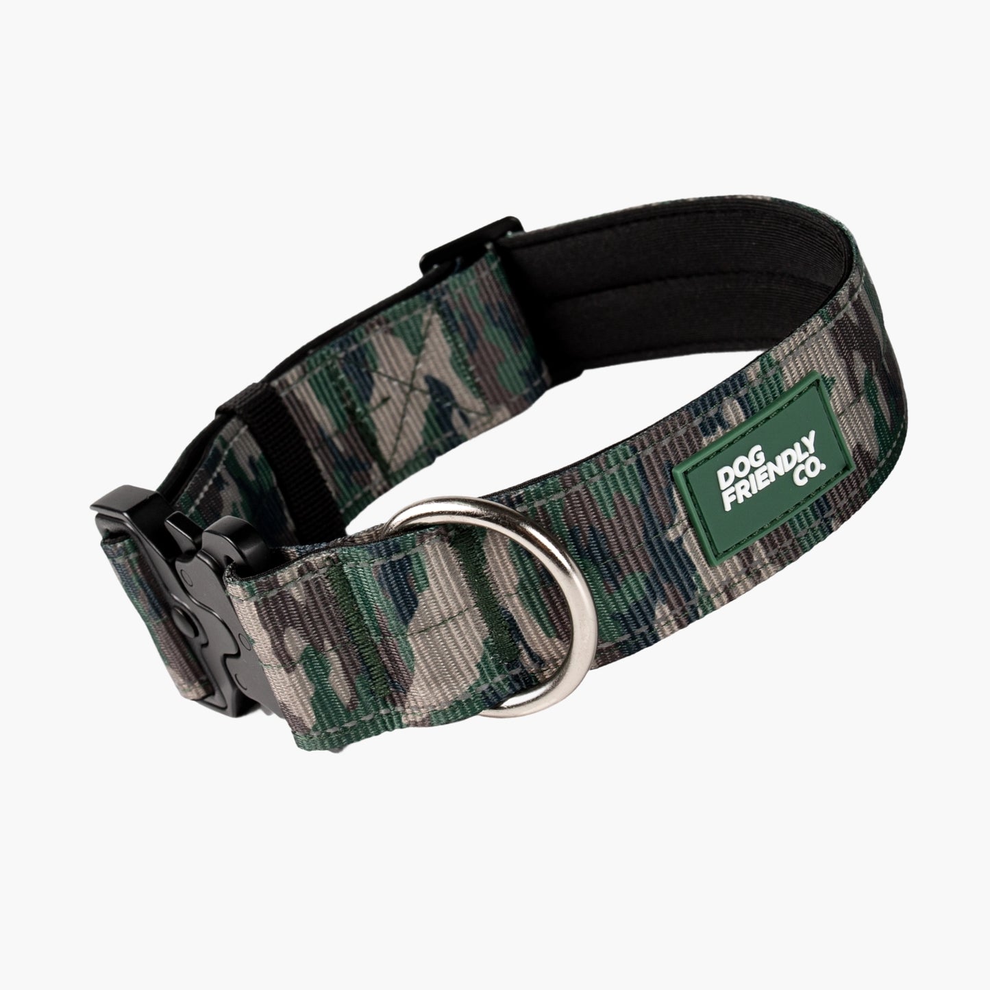 Tactical Dog Collar - Green Camo