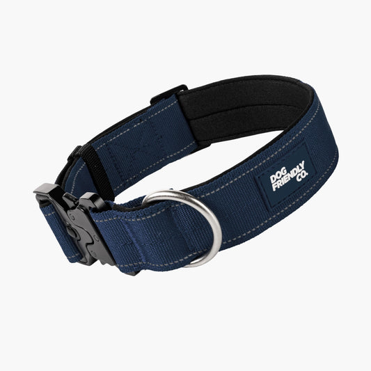 Tactical Dog Collar - Navy Blue
