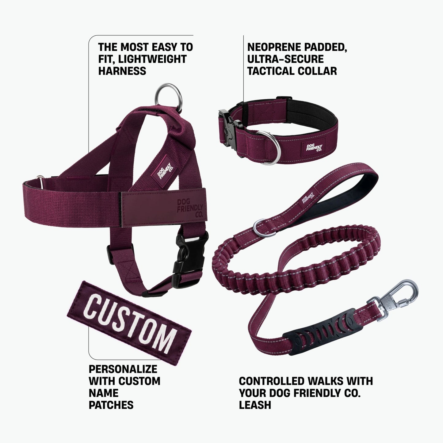 Dog Lovers Pack - Burgundy