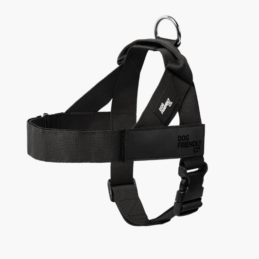 Personalised Dog Harness - Black