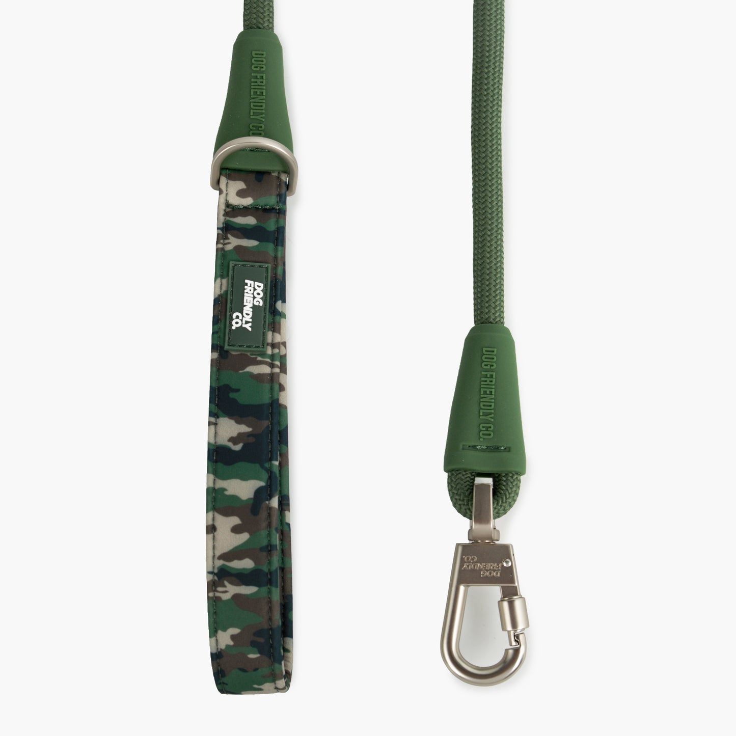 Rope Dog Leash - Green Camo
