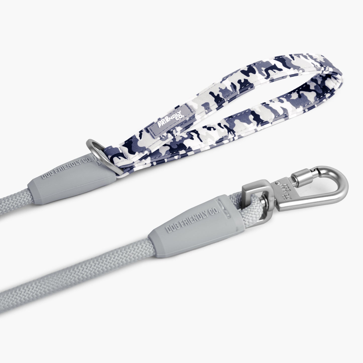 Rope Dog Leash - Grey Camo