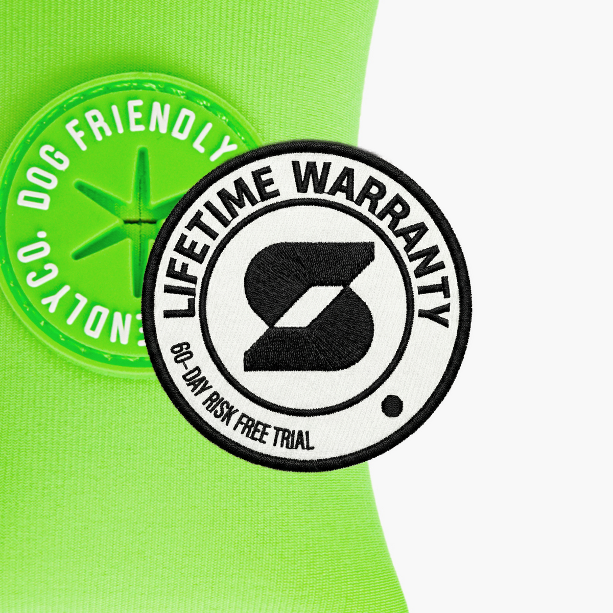 Dog Friendly Lifetime Warranty 60-Day Risk Free Trial.