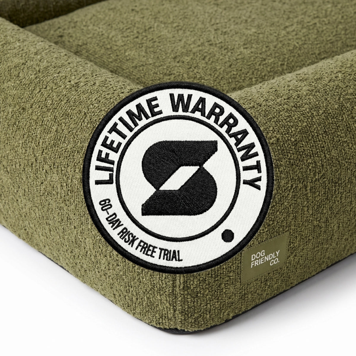 Dog Friendly Lifetime Warranty 60-Day Risk Free Trial.