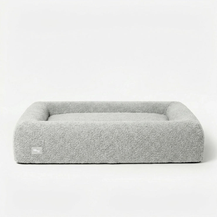 Bouclé Bed Replacement Cover - Grey Bouclé