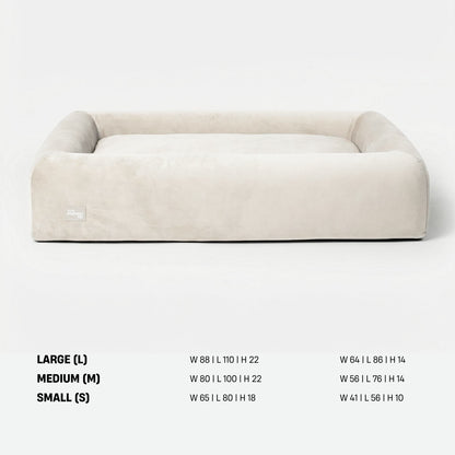 Premium Orthopedic Memory Foam Dog Bed - Beige (Small) (LP)