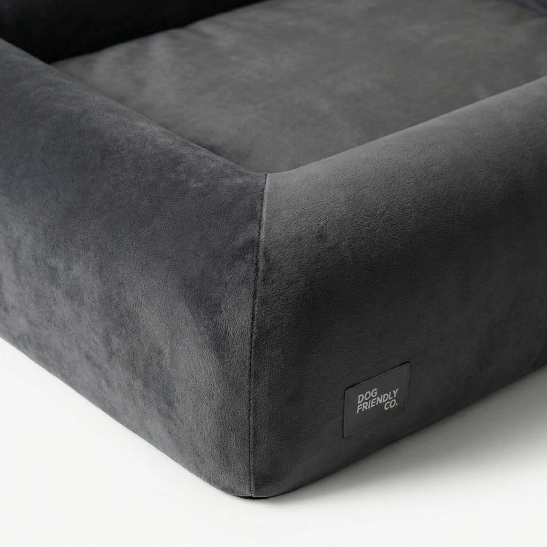 Premium Orthopedic Memory Foam Dog Bed - Charcoal