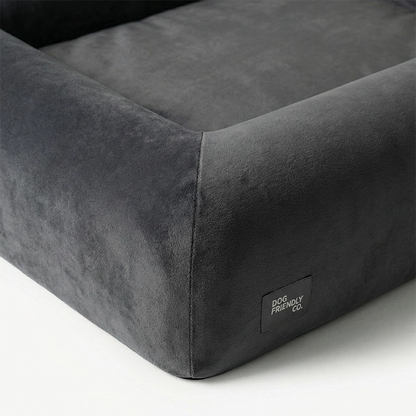 Premium Orthopedic Memory Foam Dog Bed - Charcoal (Large) (LP)