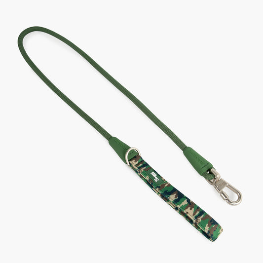 Rope Dog Leash - Green Camo