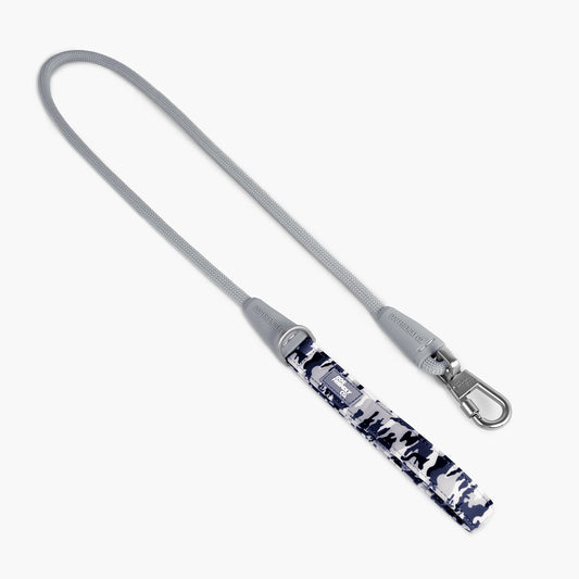 Rope Dog Leash - Grey Camo