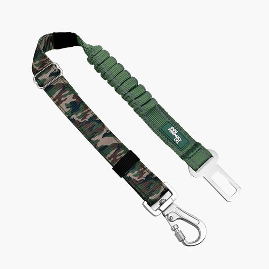 Dog Seat Belt - Green Camo