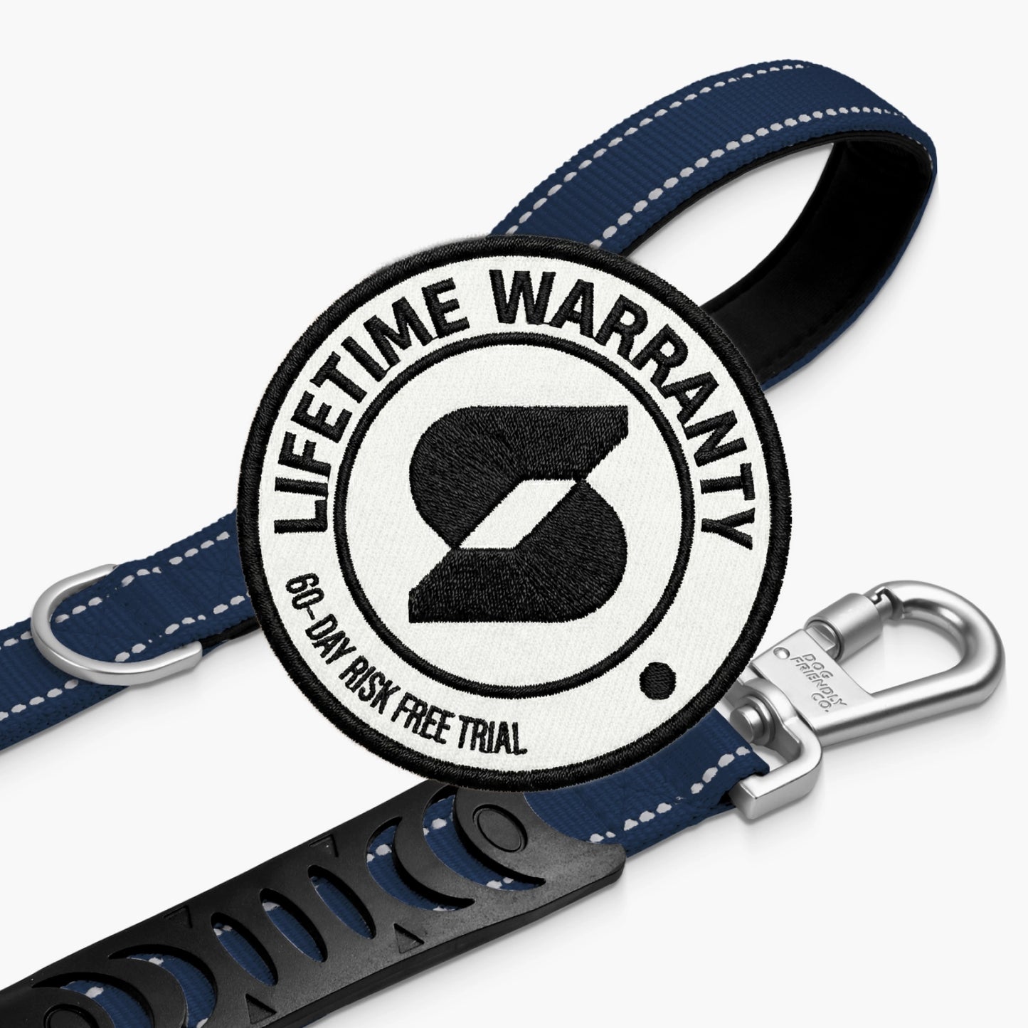 Short Trainer Dog Leash - Navy Blue