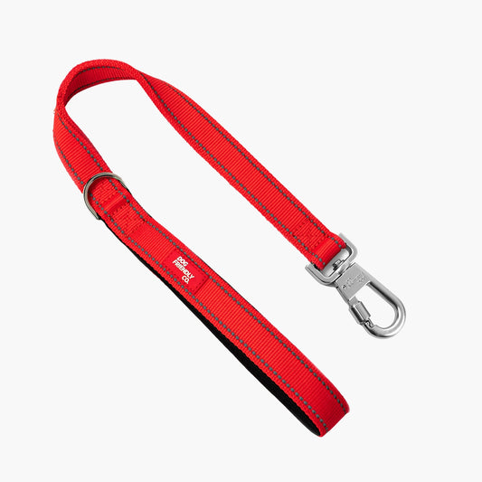 Short Trainer Dog Leash - Red