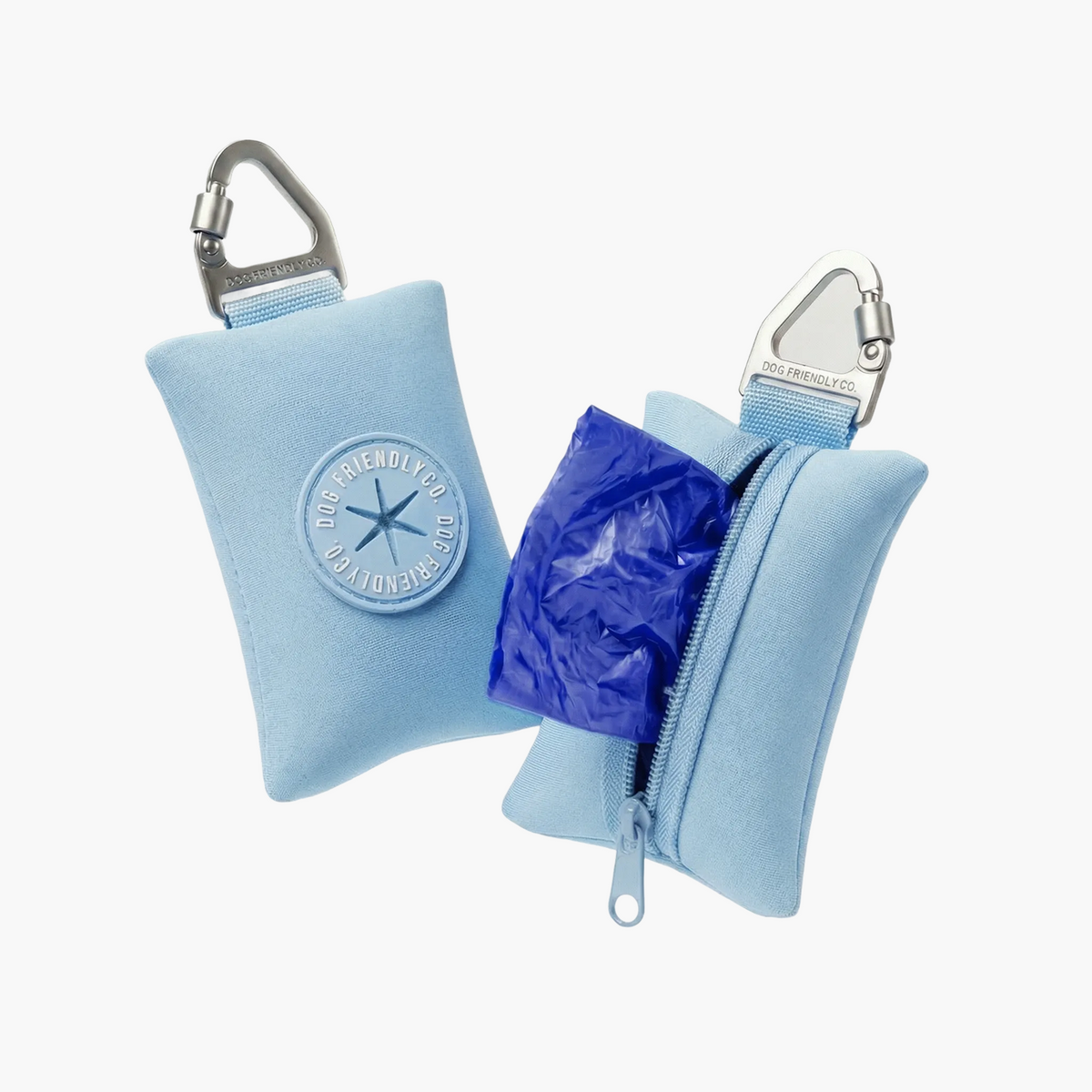 Sky Blue Poop Bag Holder